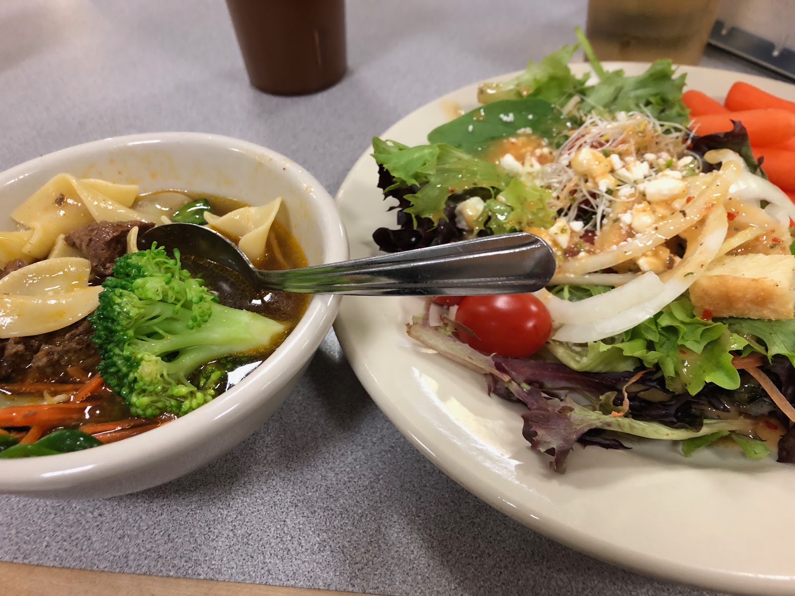 Salad from Harris dining hall