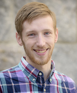 A head and shoulders shot of Fulbright winner Aidan Gorrell '18